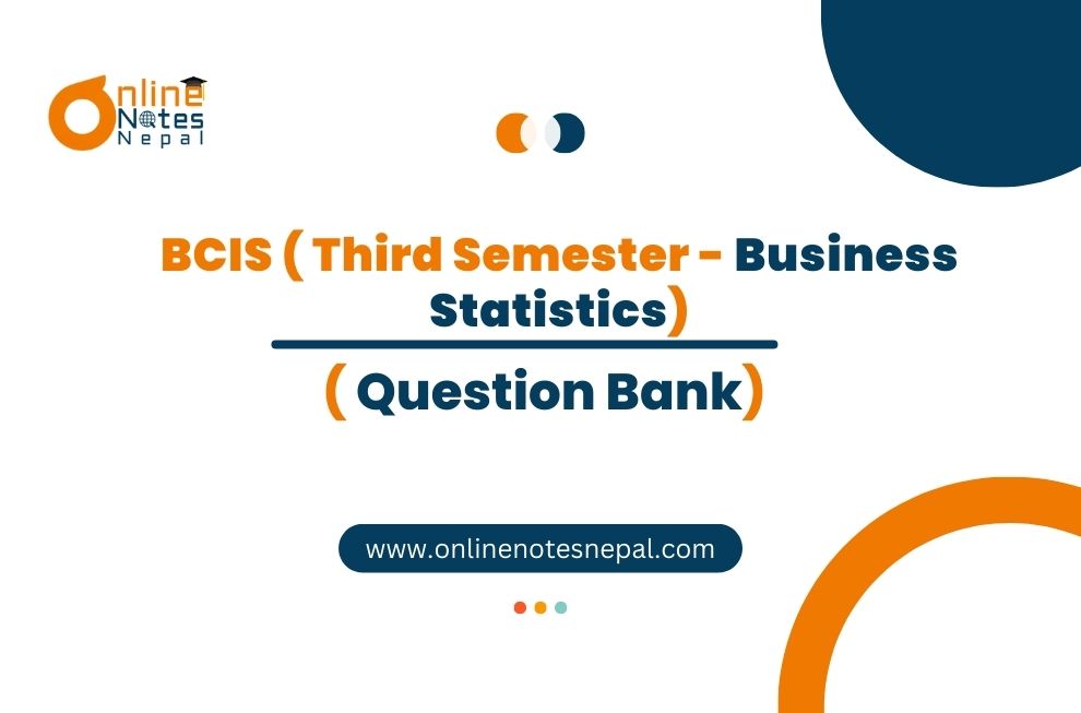 Question Bank of Business Statistics Photo